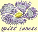 Stitched4You can make embroidered labels for your quilts.